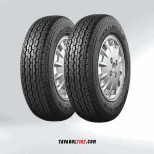 لاستیک تراینگل سایز 195R14 مدل TR645 دو حلقه ای تاریخ 2024